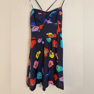 American Eagle Outfitters vibrant floral mini sundress SZ 2